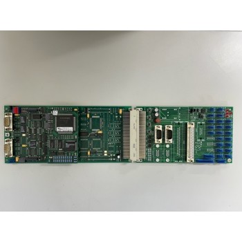 Brooks Automation 013501-064-25 Control 30-3 Board with 013501-095-25 Central Distributor Board